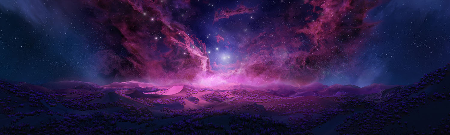 galaxy matte painting
